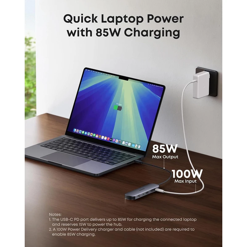 Anker 7 in 1 USB C Hub with 4K HDMI and Power Delivery - Image 3