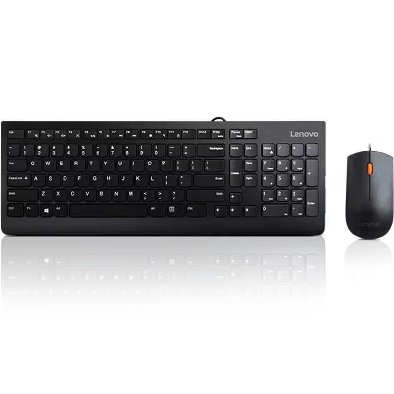 Lenovo 300 USB Wired Keyboard and Mouse Combo
