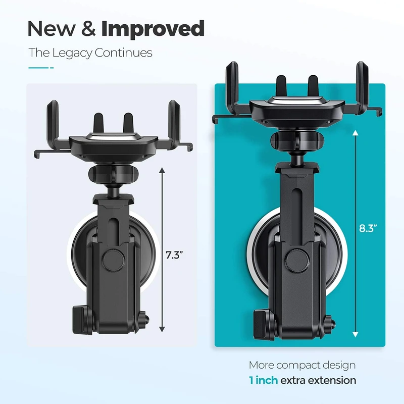 ORIbox Dashboard Car Phone Mount with Reusable Sticky Gel Pad - Image 4