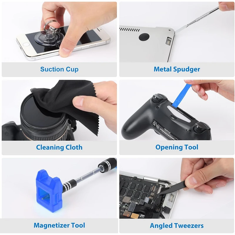 STREBITO 142 Piece Magnetic Precision Repair Tool Kit - Image 4