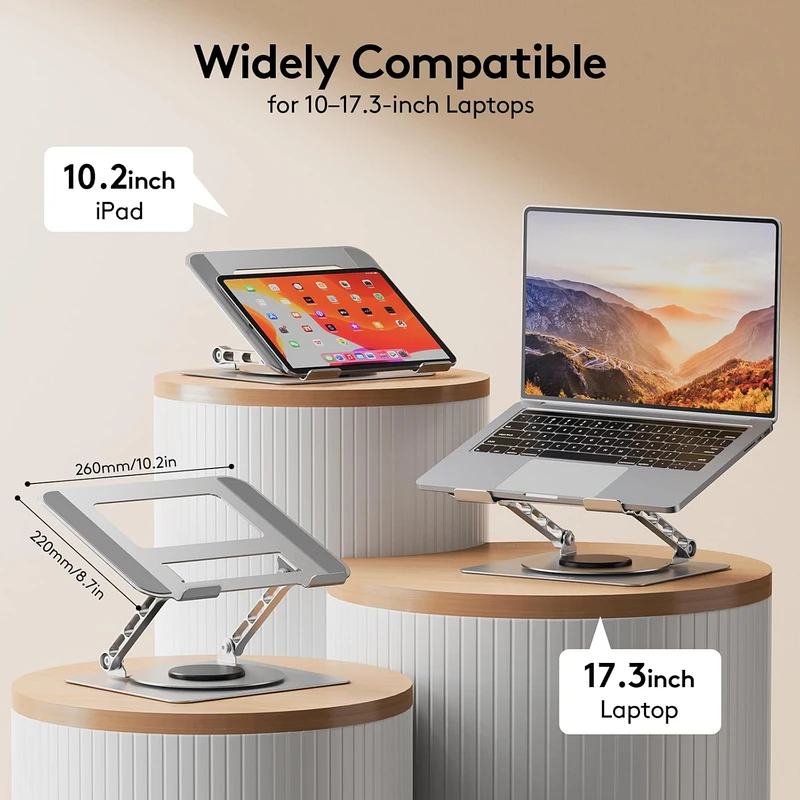 TECKNET 360° Adjustable Laptop Stand - Image 2