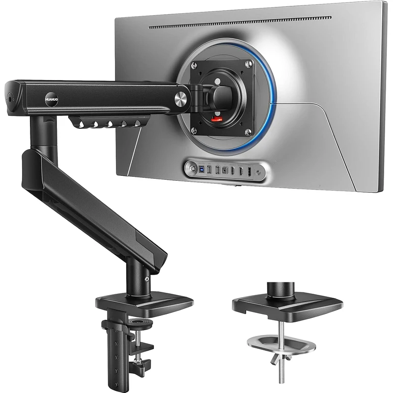 HUANUO FlowLift™ Pro Single Monitor Arm for 13–32" Monitors