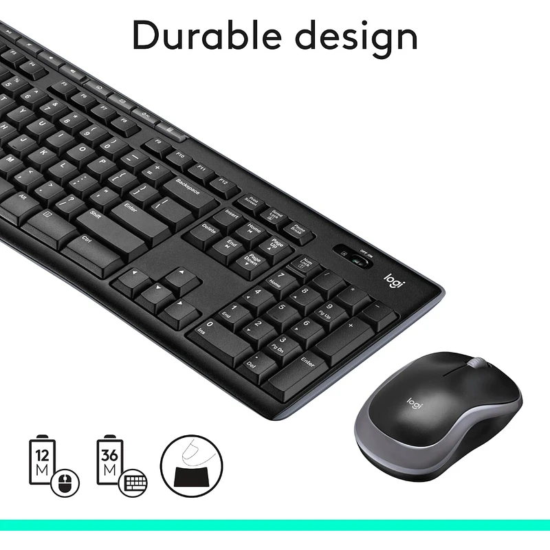 Logitech MK270 Wireless Keyboard & Mouse Combo - Image 4