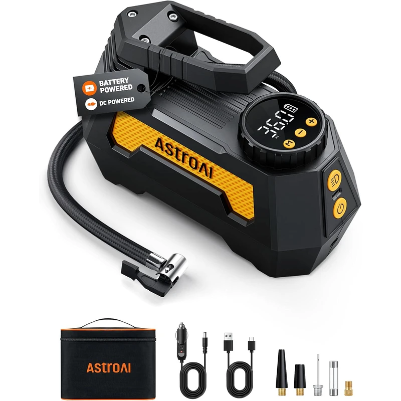 AstroAI H2 Pro Dual-Power Cordless Tire Inflator