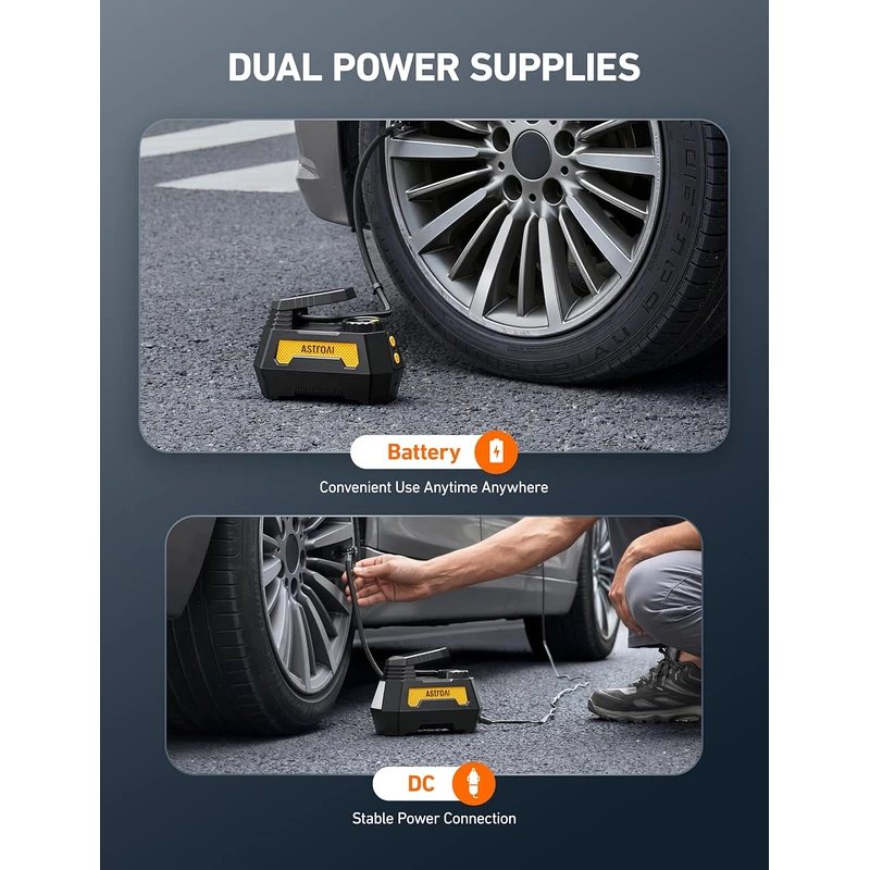 AstroAI H2 Pro Dual-Power Cordless Tire Inflator - Image 4