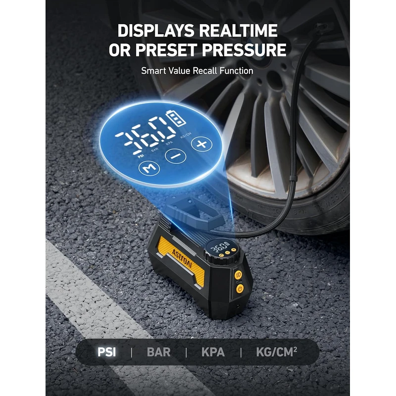 AstroAI H2 Pro Dual-Power Cordless Tire Inflator - Image 2