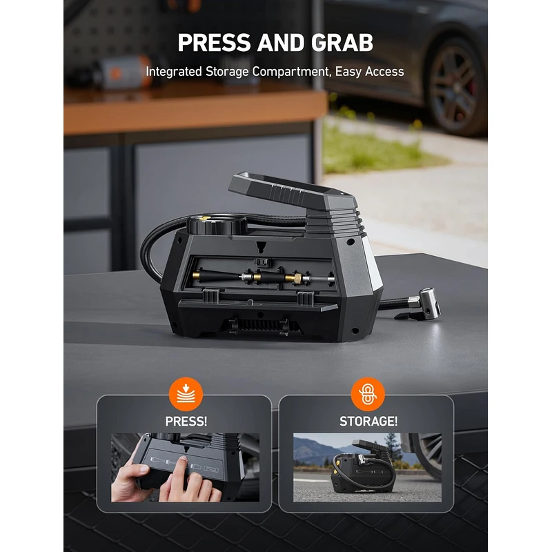 AstroAI H2 Pro Dual-Power Cordless Tire Inflator